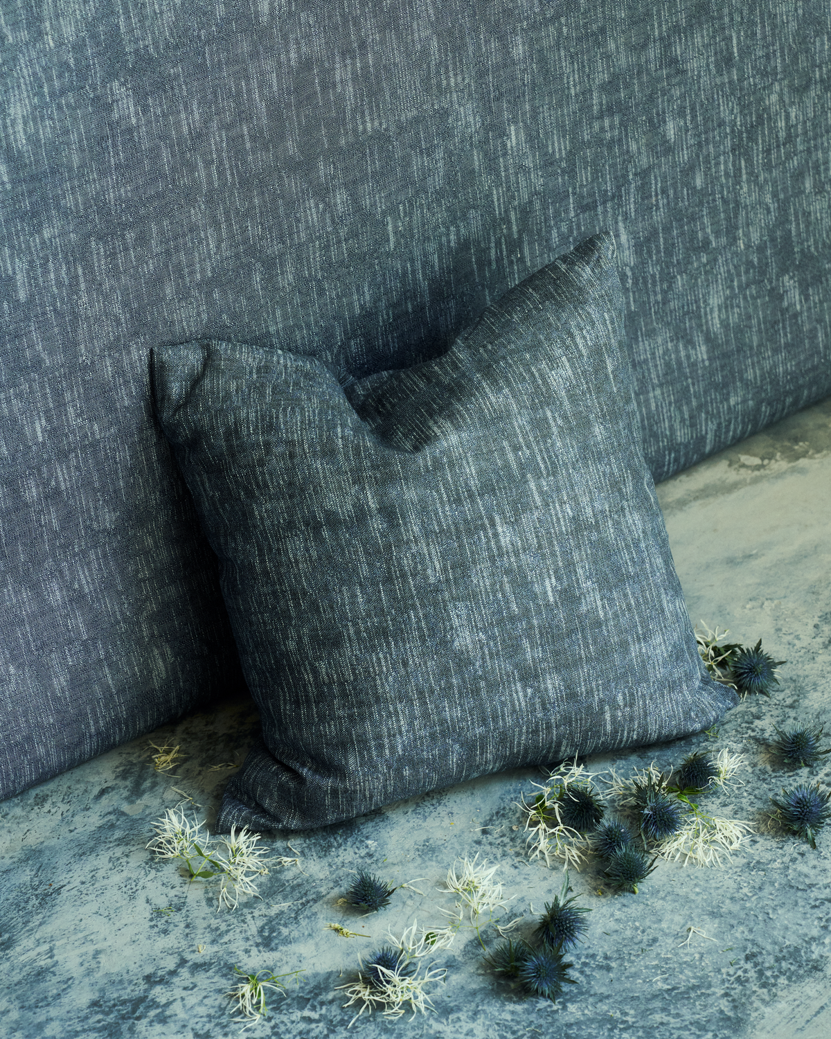 Alder Pillow in Dark Denim