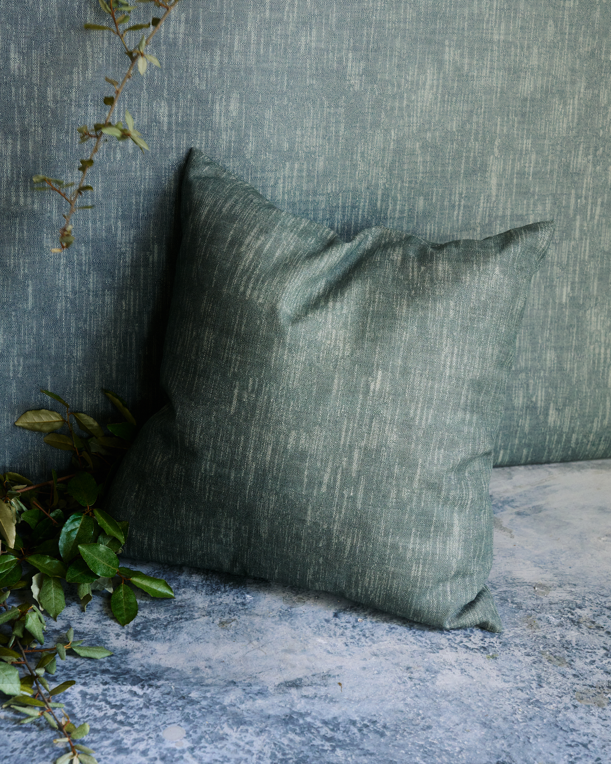 Alder Fabric in Green Dusk