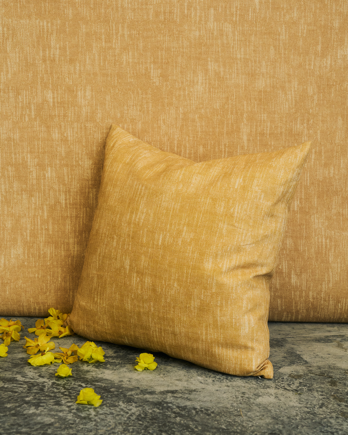 Alder Fabric in Pale Goldenrod