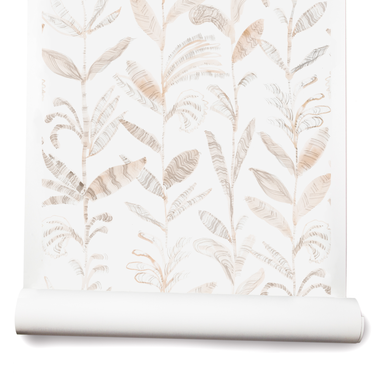 Dream Vine Wallpaper in Soft Brown