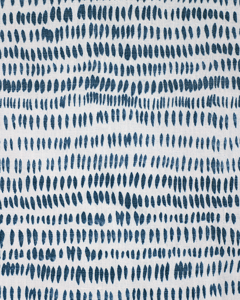 Dashes Fabric in Navy