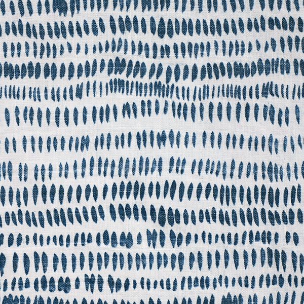 Dashes Fabric in Navy