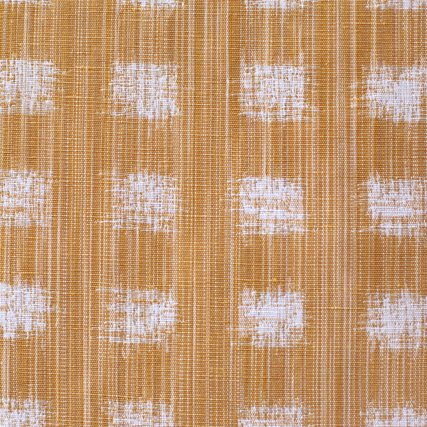 Gridded Ikat Fabric in Goldenrod