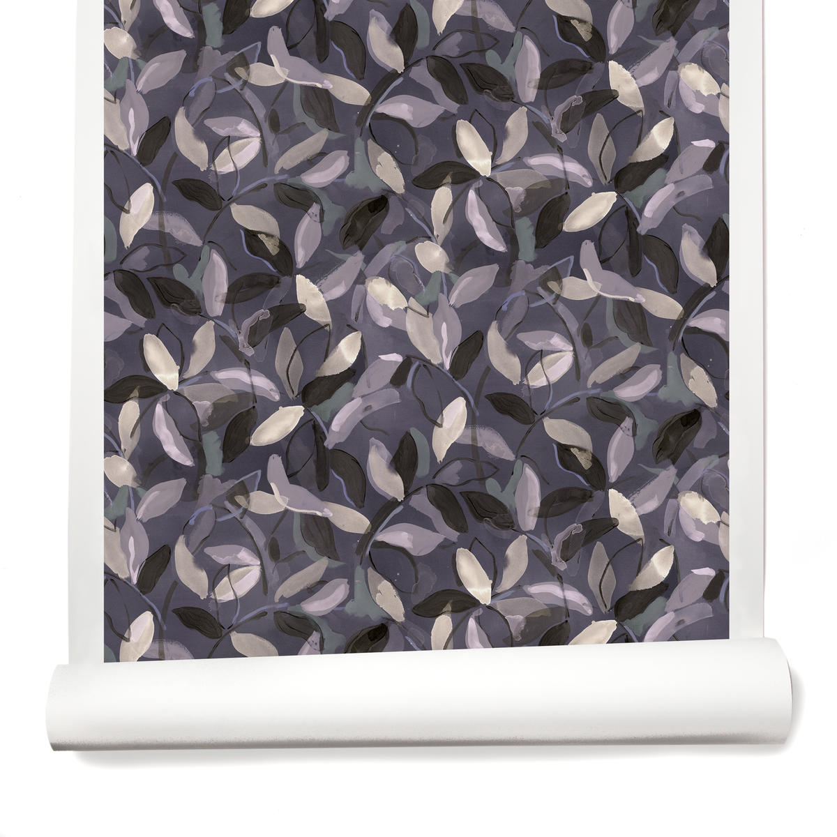 Laurel Wallpaper in Purple