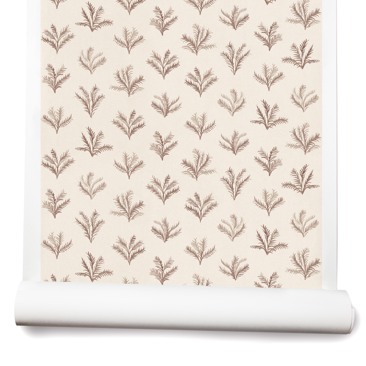 Little Palm Wallpaper in Taupe