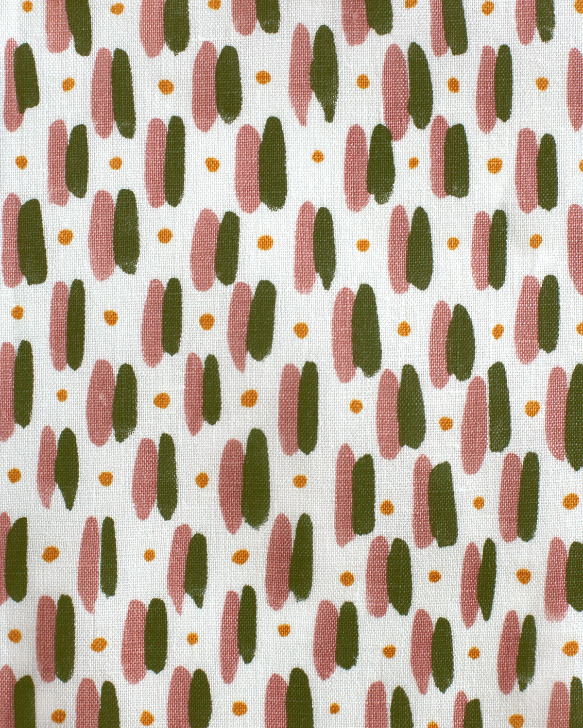 Marconi Fabric in Pink/Olive