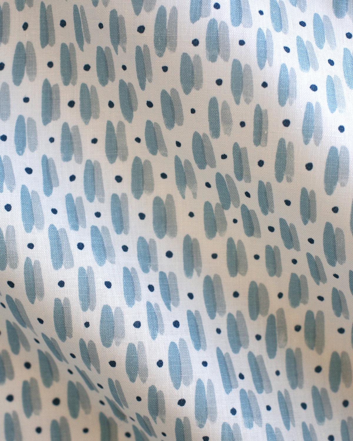 Marconi Fabric in Gray/Blue