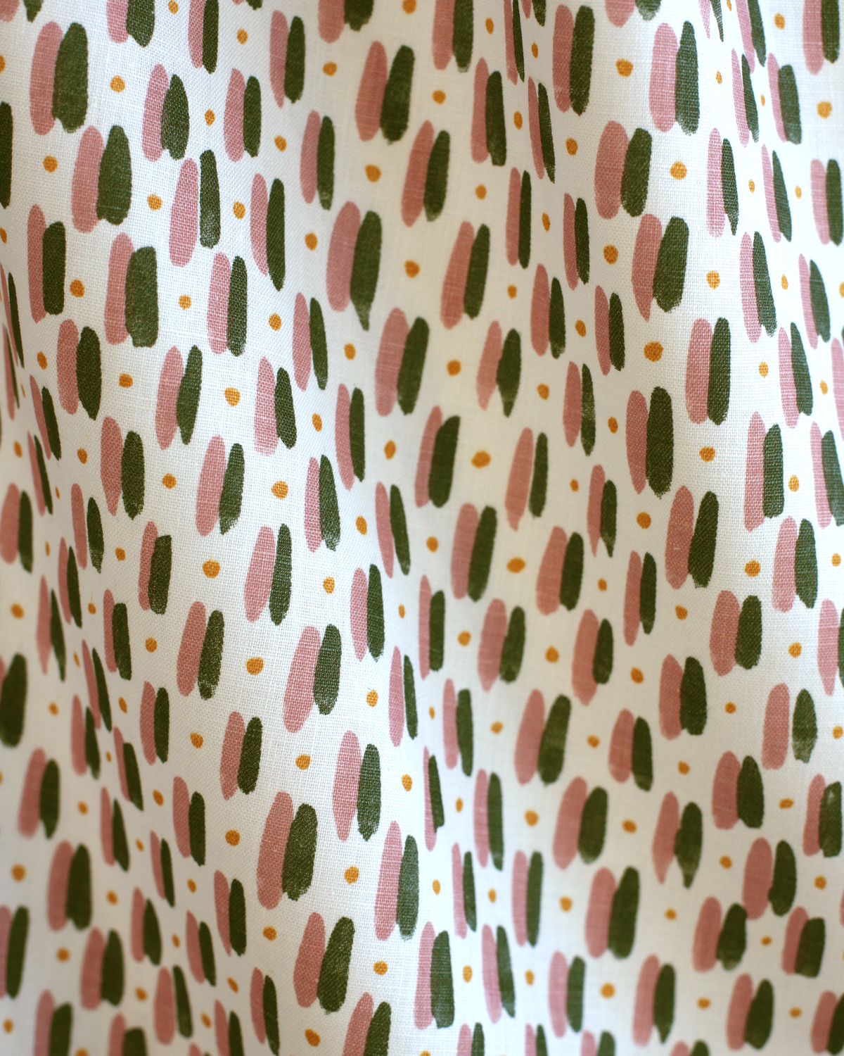 Marconi Fabric in Pink/Olive