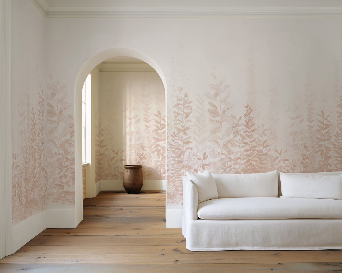 Misty Morning Mural in Soft Clay