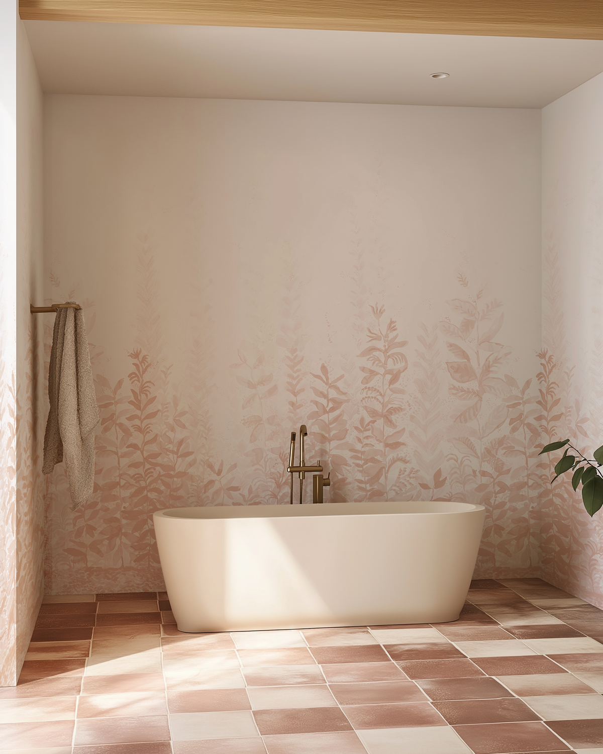 Misty Morning Mural in Soft Clay