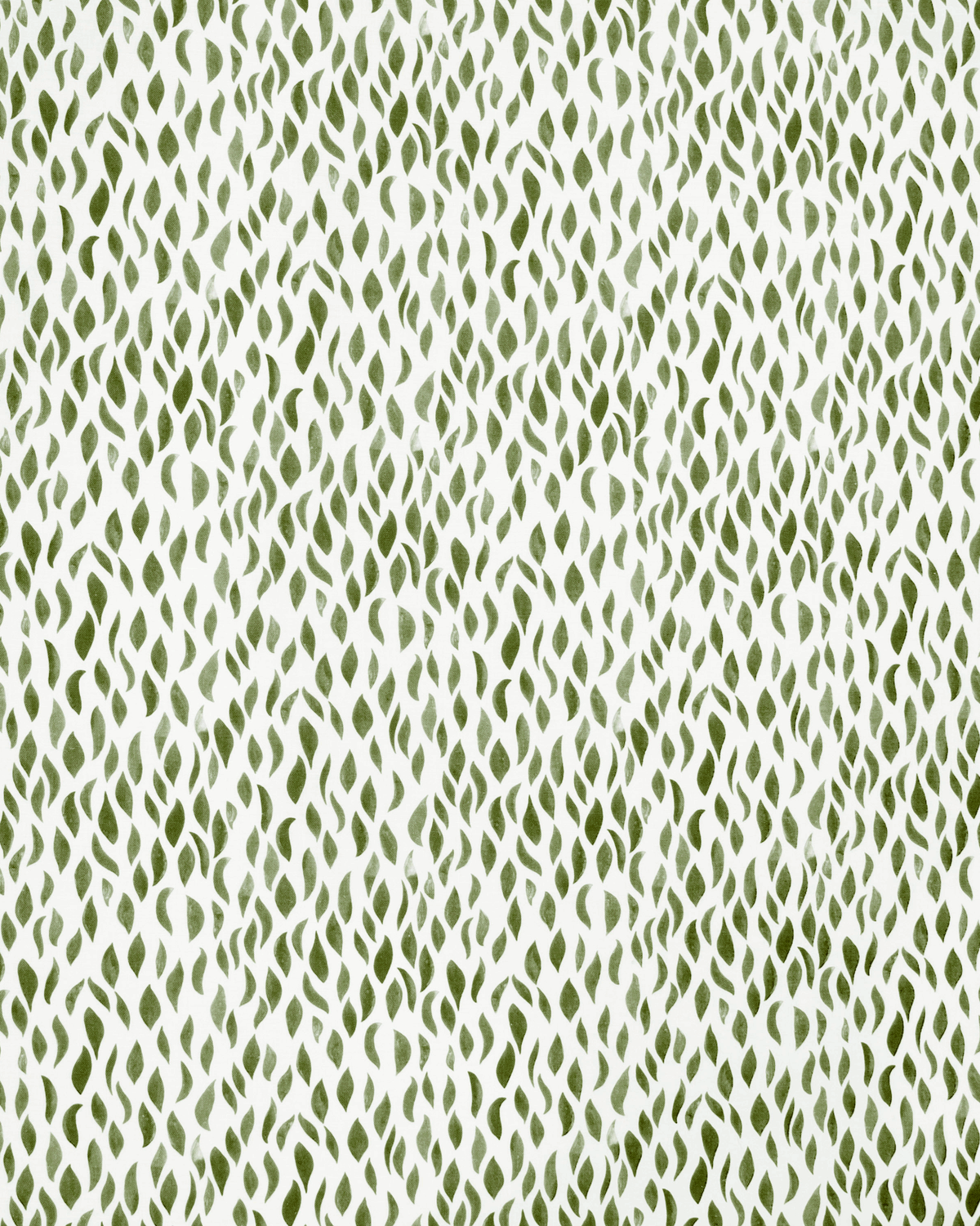 Petals Fabric in Dark Green