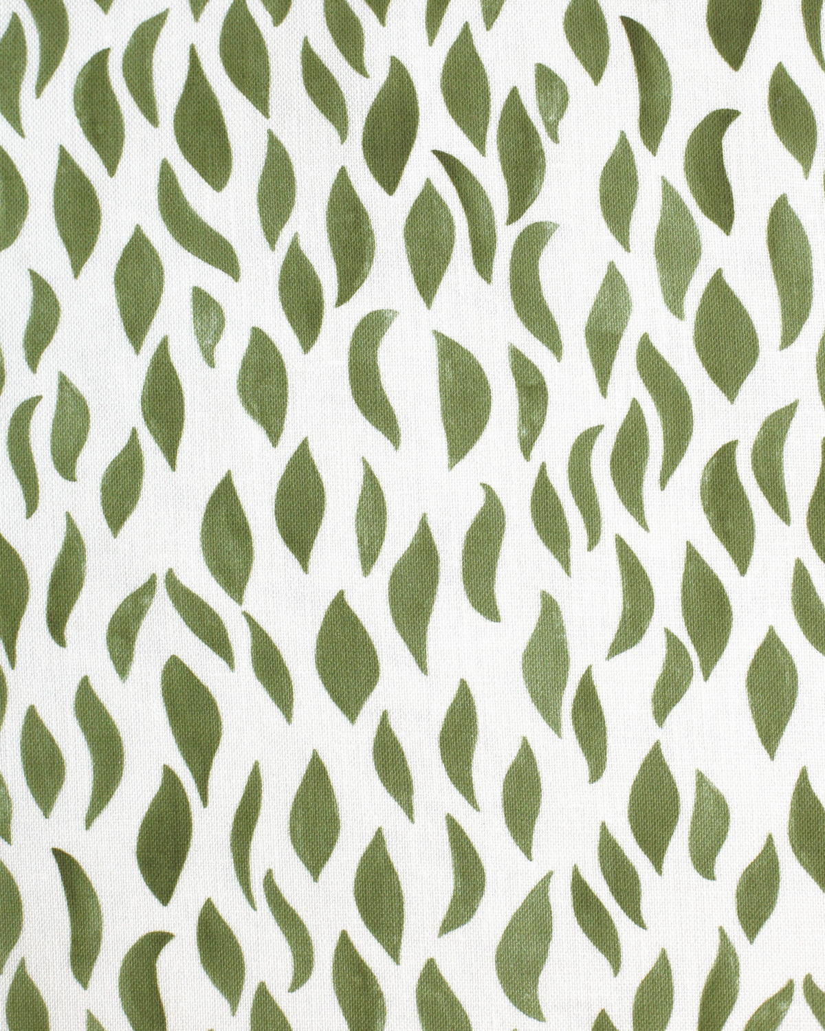 Petals Fabric in Dark Green