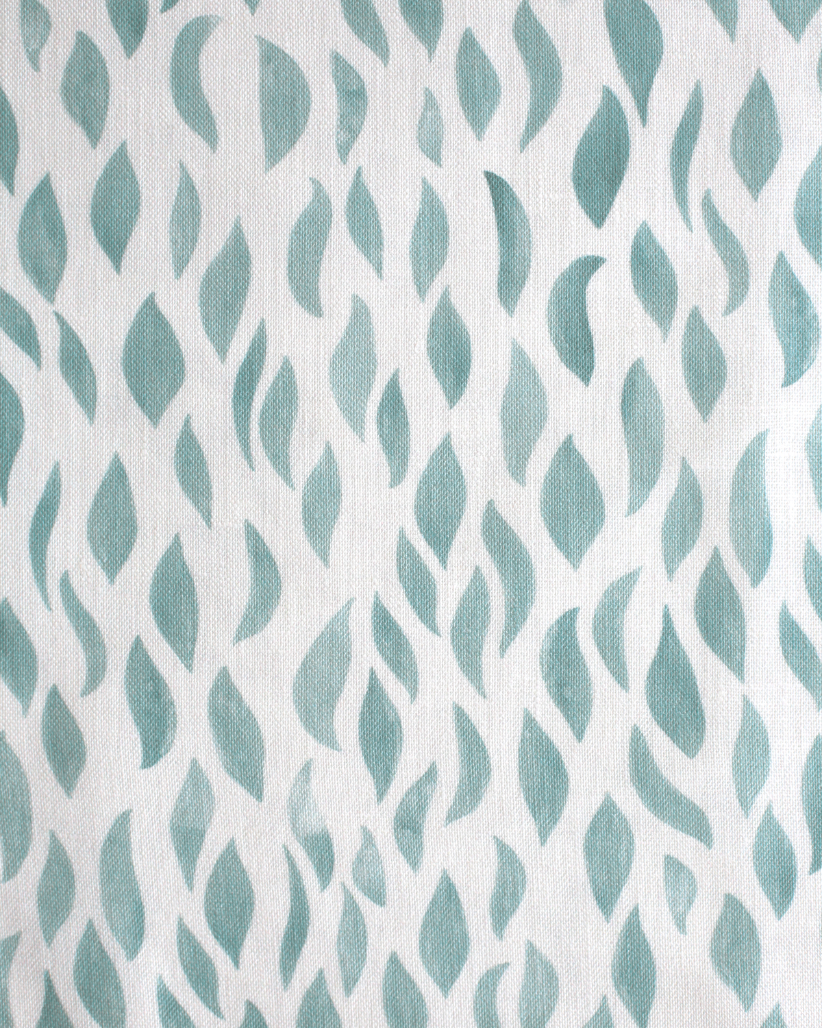 Petals Fabric in Pale Marine
