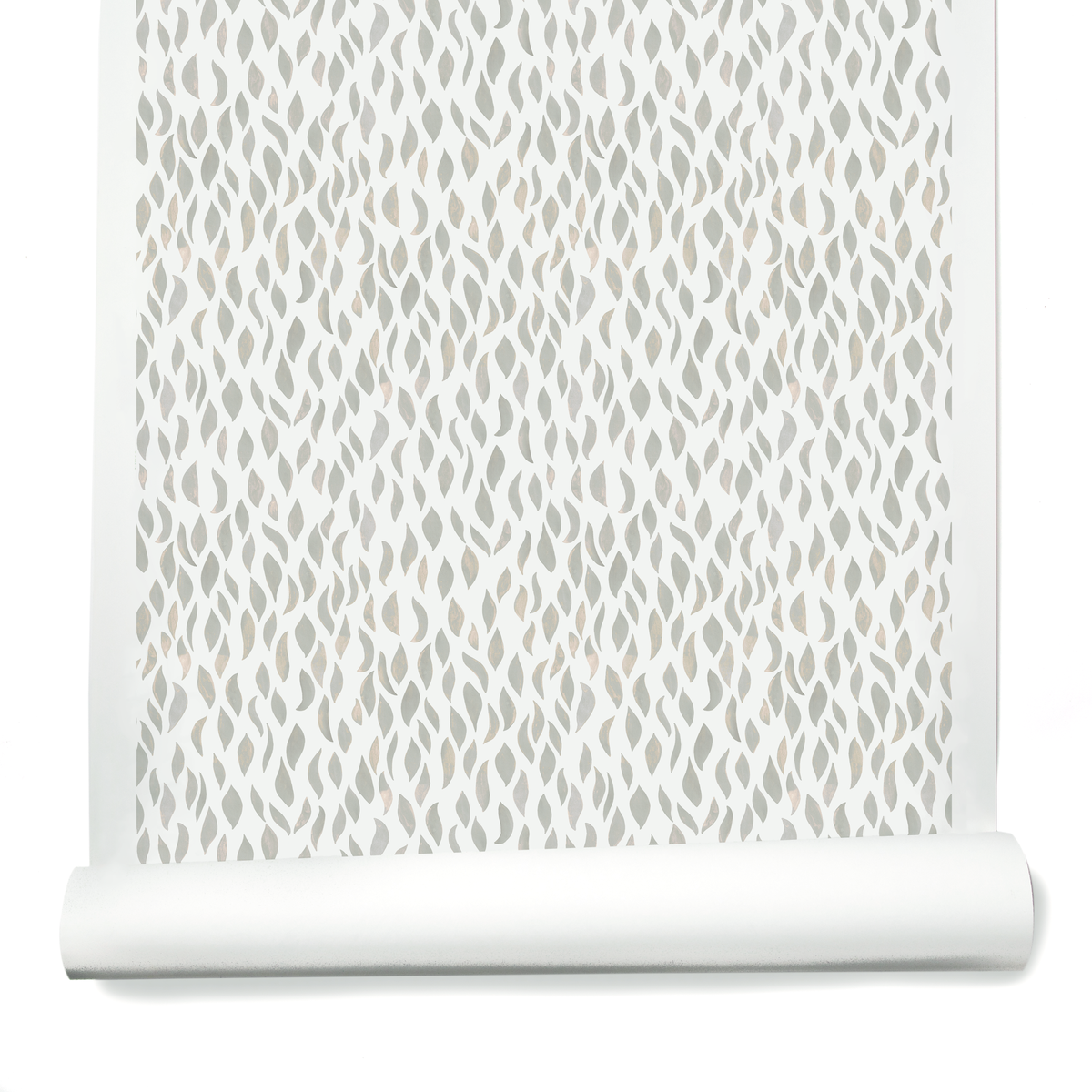 Petals Small Wallpaper in Taupe-Rose