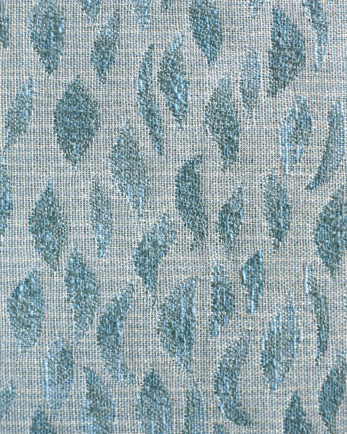 Petals Woven Fabric in Blue