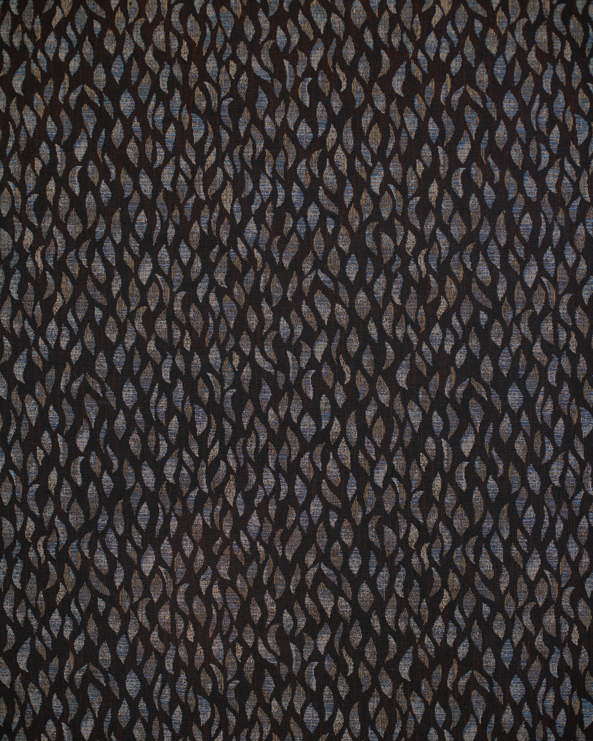 Petals Woven Fabric in Brown-Black