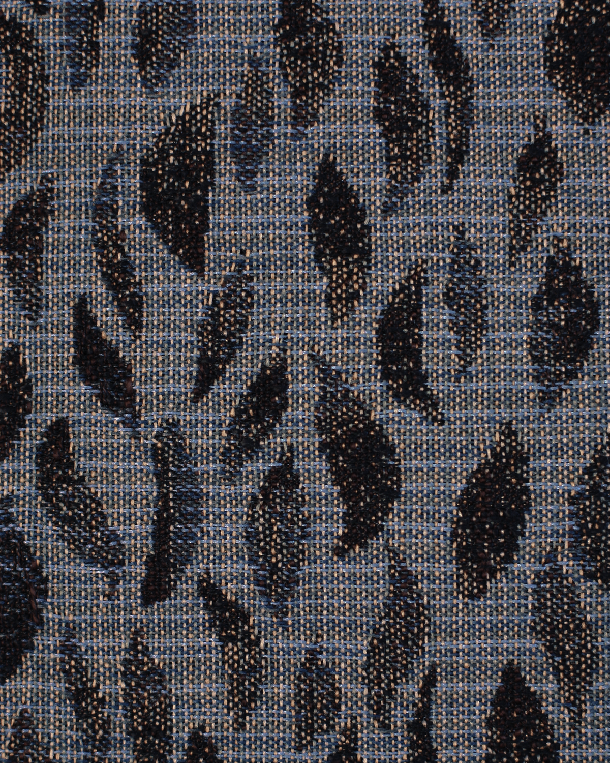 Petals Woven Fabric in Brown-Black