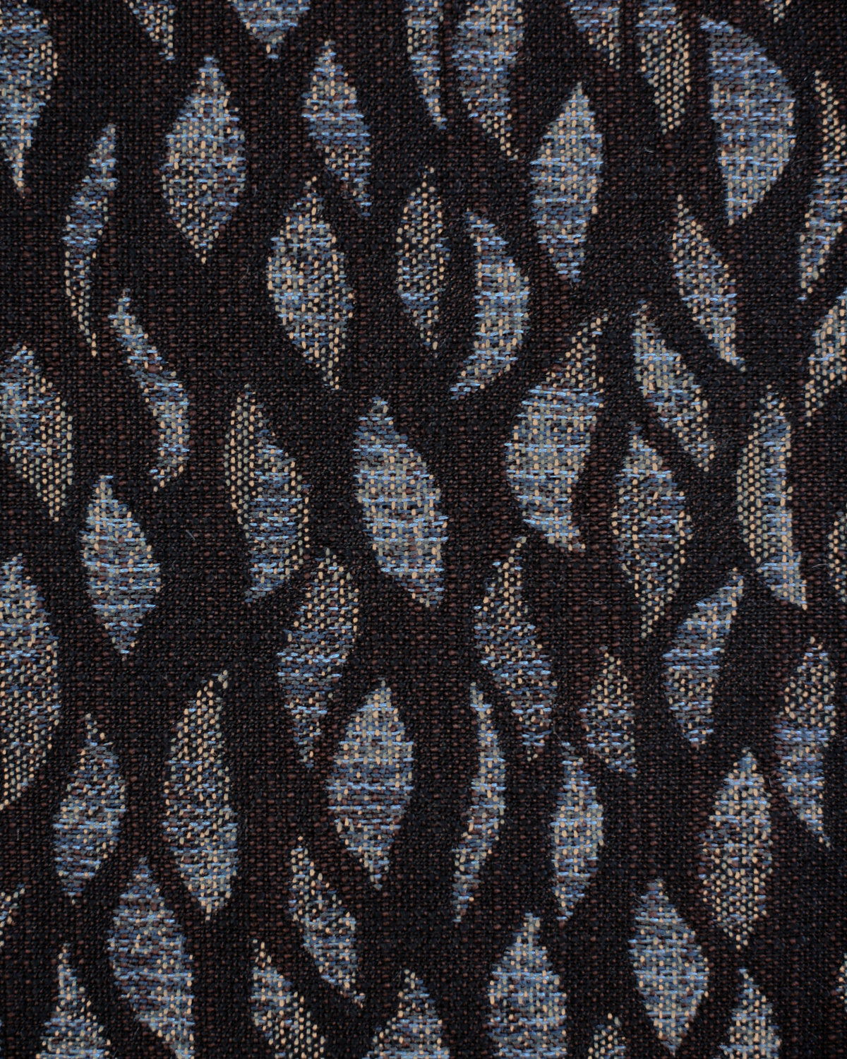 Petals Woven Fabric in Brown-Black