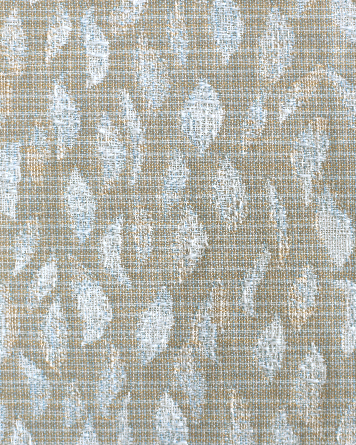 Petals Woven Fabric in Ivory