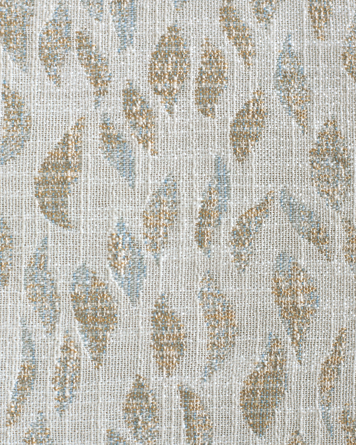 Petals Woven Fabric in Ivory