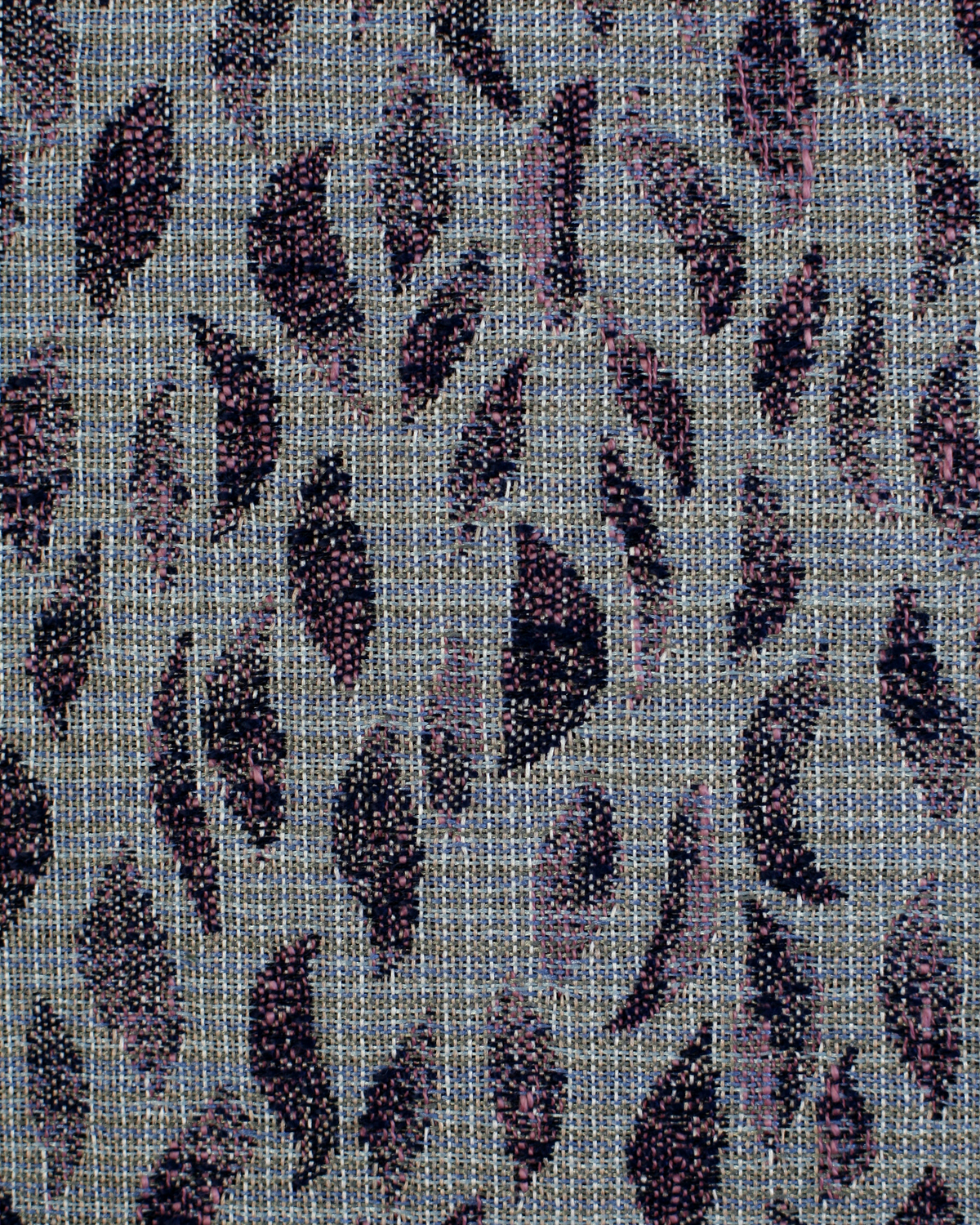 Petals Woven Fabric in Purple