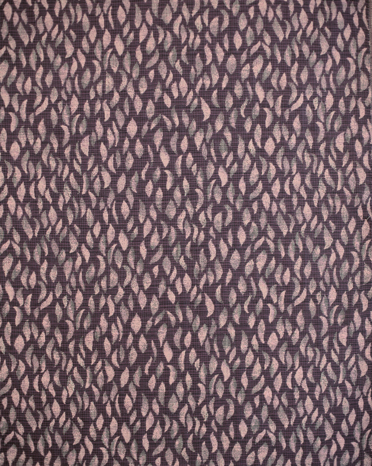 Petals Woven Fabric in Rose/Purple