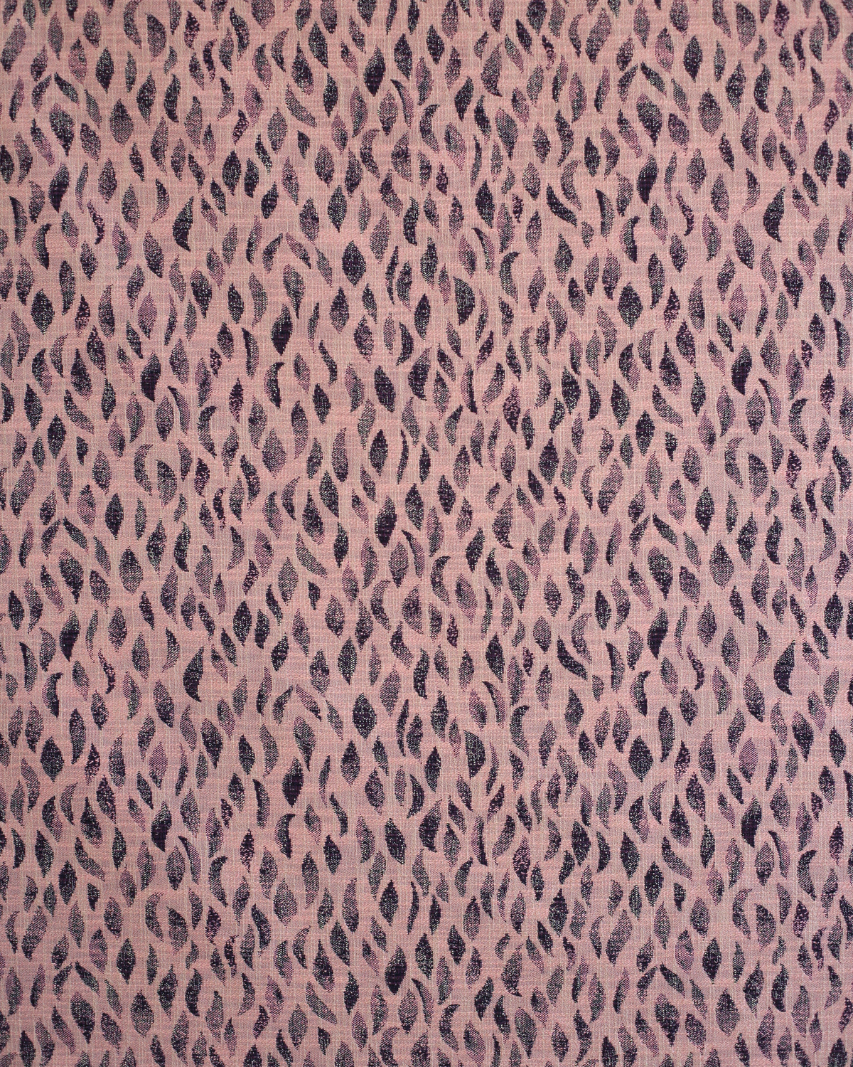 Petals Woven Fabric in Rose/Purple