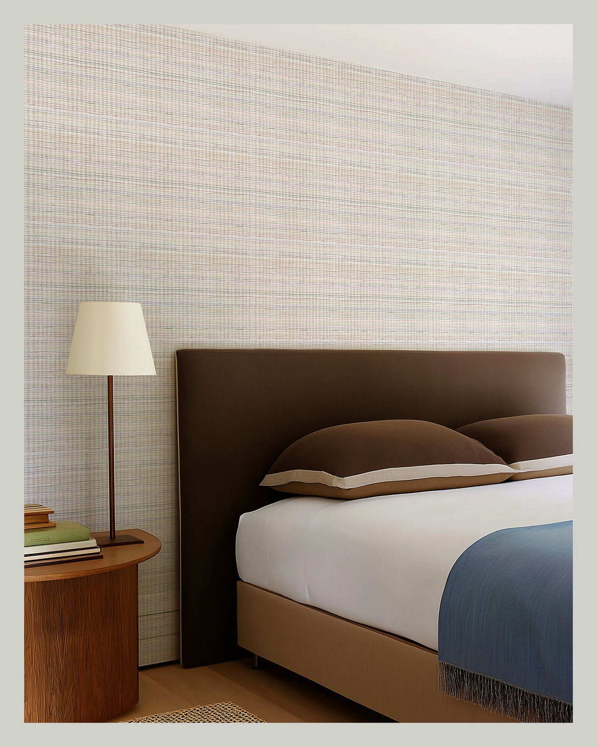 Picnic Wallpaper in Multi-Taupe