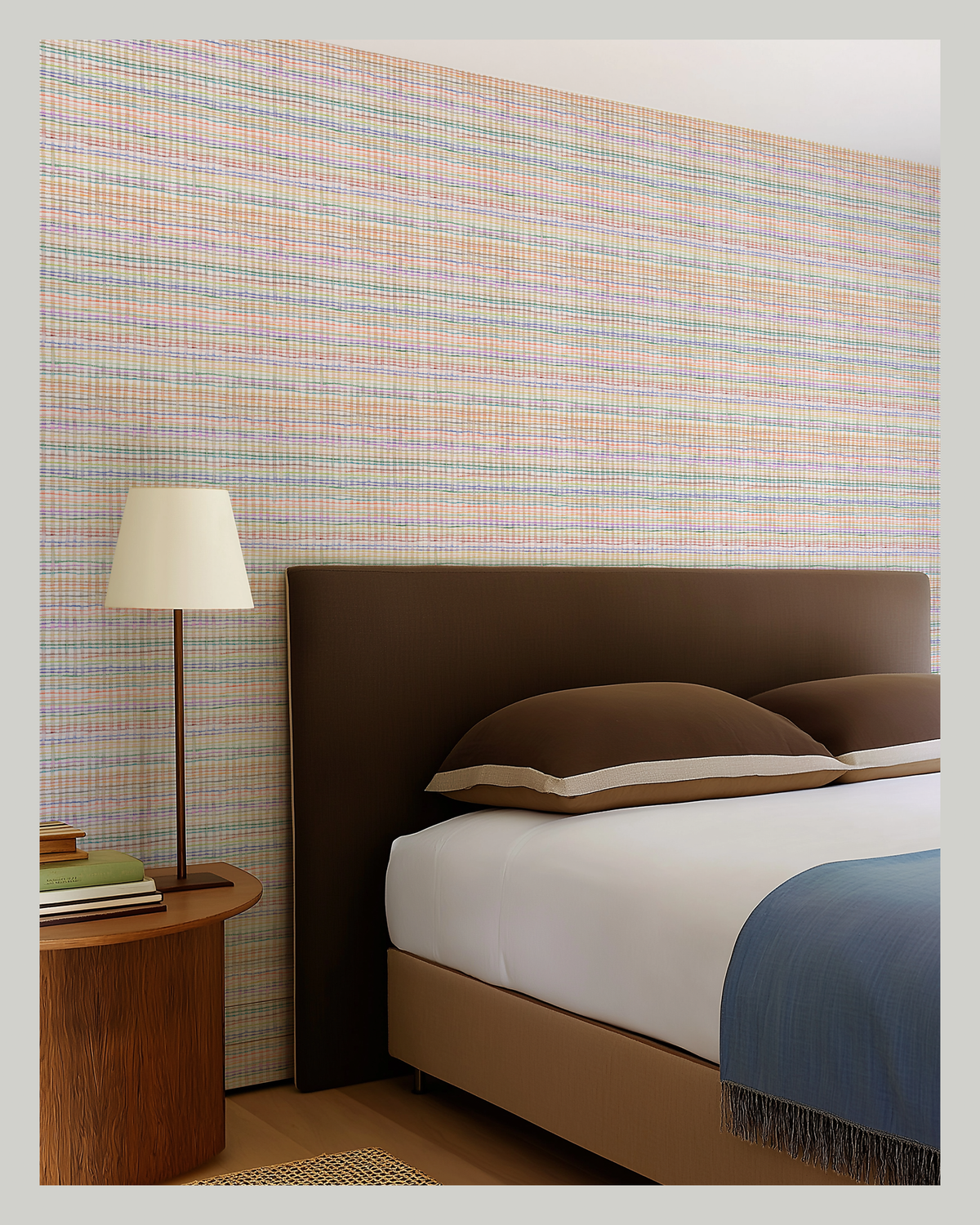 Picnic Wallpaper in Rainbow