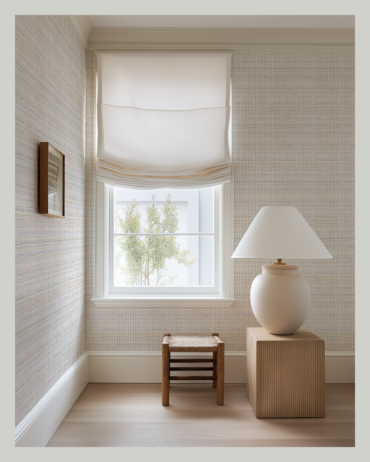 Picnic Wallpaper in Multi-Taupe