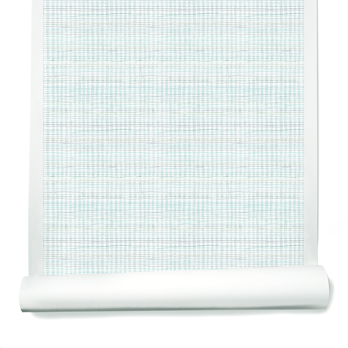 Picnic Wallpaper in Multi-Light Blue