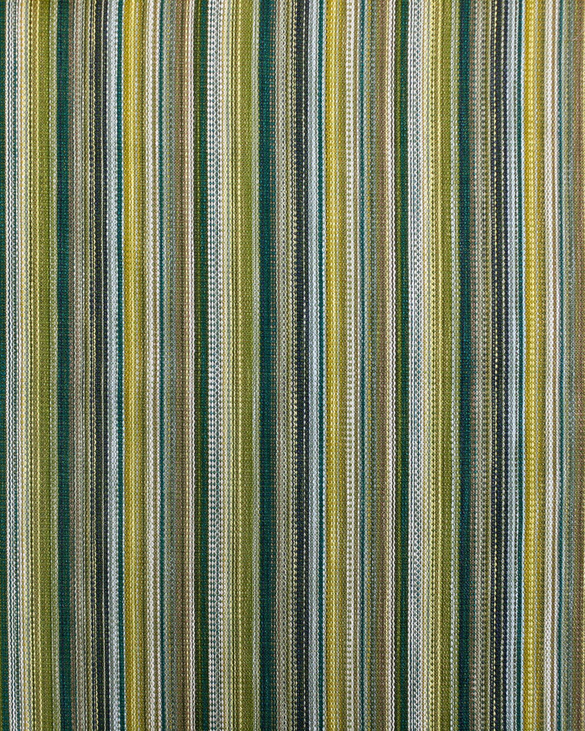 Prism Stripe Fabric in Multi Green