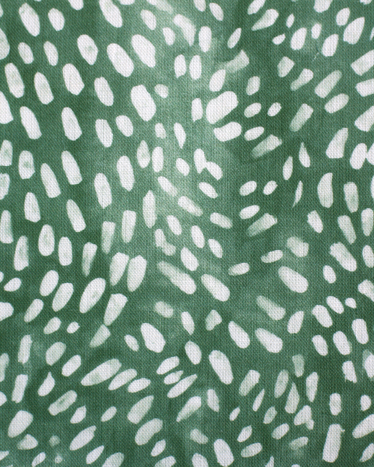 Speckled Fabric in Dark Green