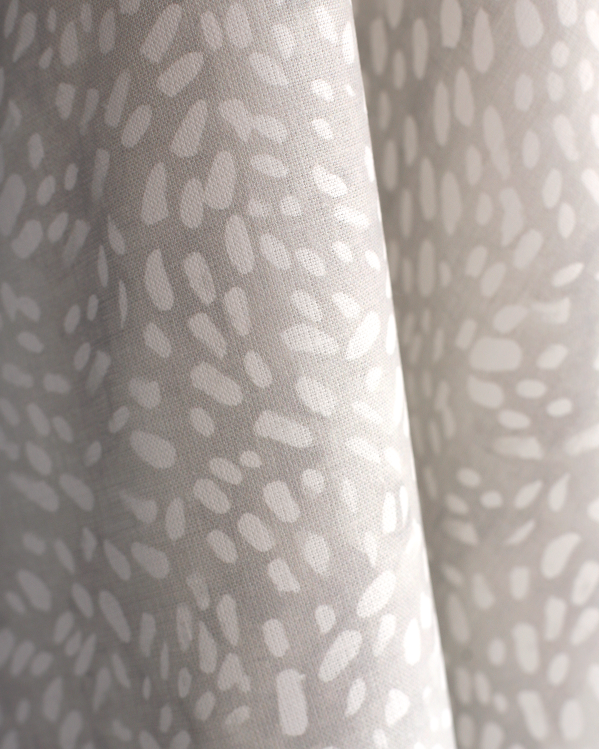 Speckled Fabric in Light Gray