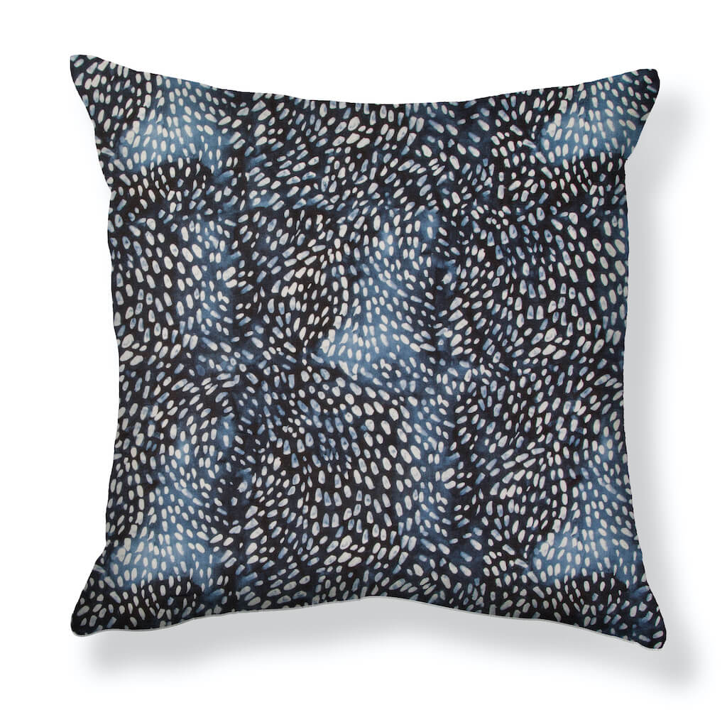 Speckled Pillow in Navy