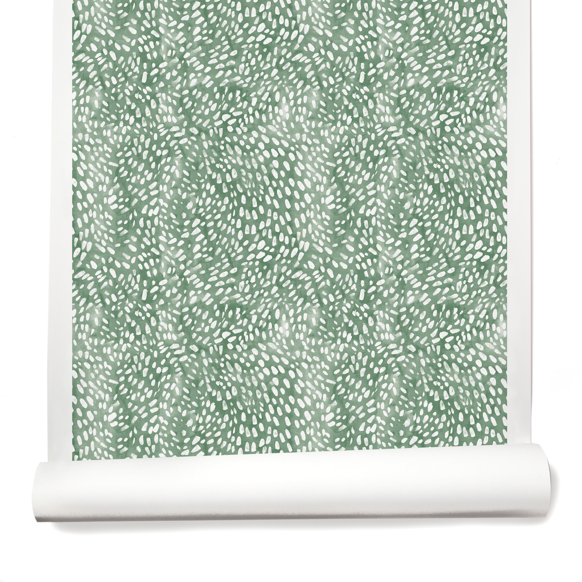 Speckled Wallpaper in Dark Green