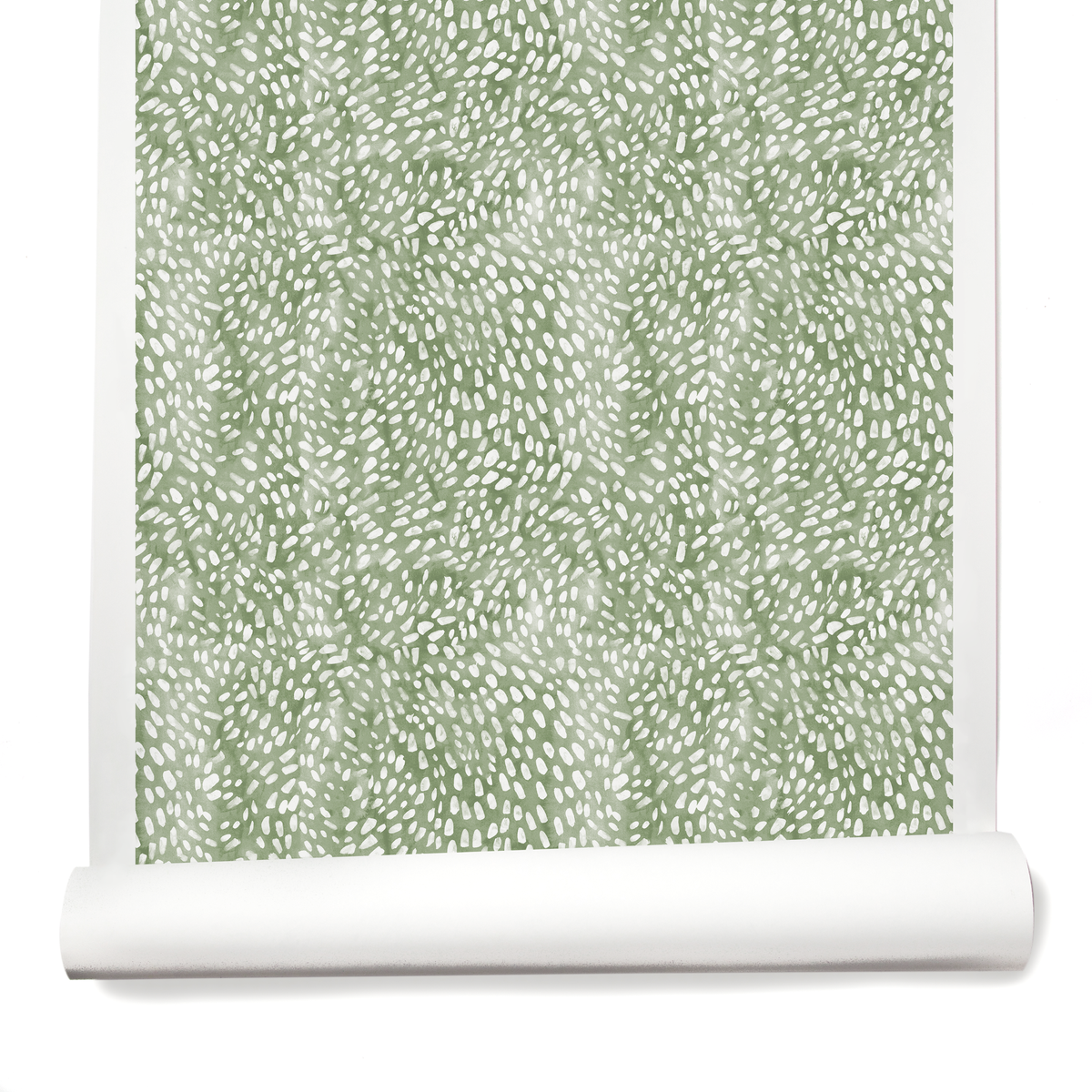 Speckled Wallpaper in Light Green