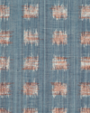 Gridded Ikat Fabric in Blue Pink Image 2