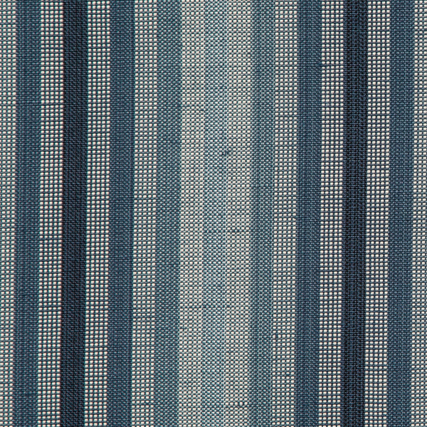 Ombré Stripe Fabric in Sea Blues