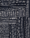 Sashiko Stitch Fabric in Navy Image 2