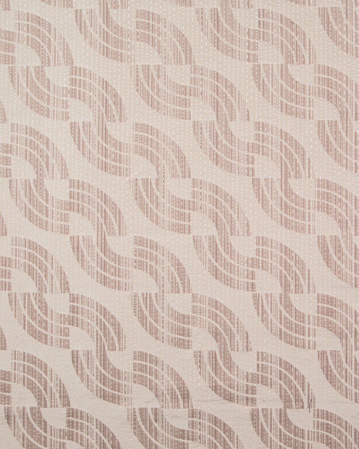 Sashiko Wave Fabric in Taupe