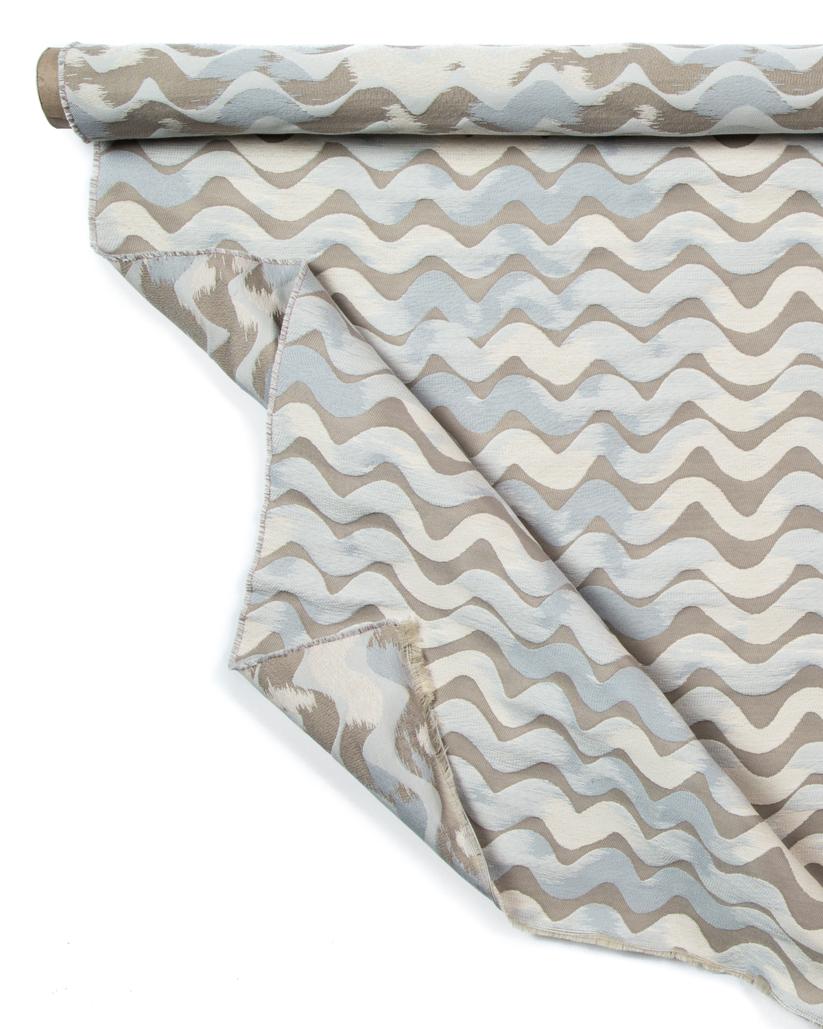 Tidal Wave Fabric in Taupe