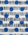 Dot Dash Fabric in Navy/Blue Image 2