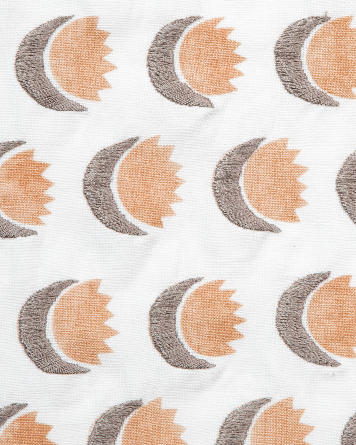 Sun and Moon Fabric in Blush/Gray