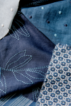 Linear Stem Fabric in Washed Navy Image 6