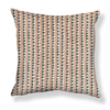 Dotted Lines Pillow in Rose/Marine Image 1