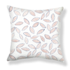 Leaves Pillow in Coffee/Blauvelt Blue Image 1