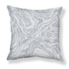 Marble Geode Pillow in Pale Marine Image 1