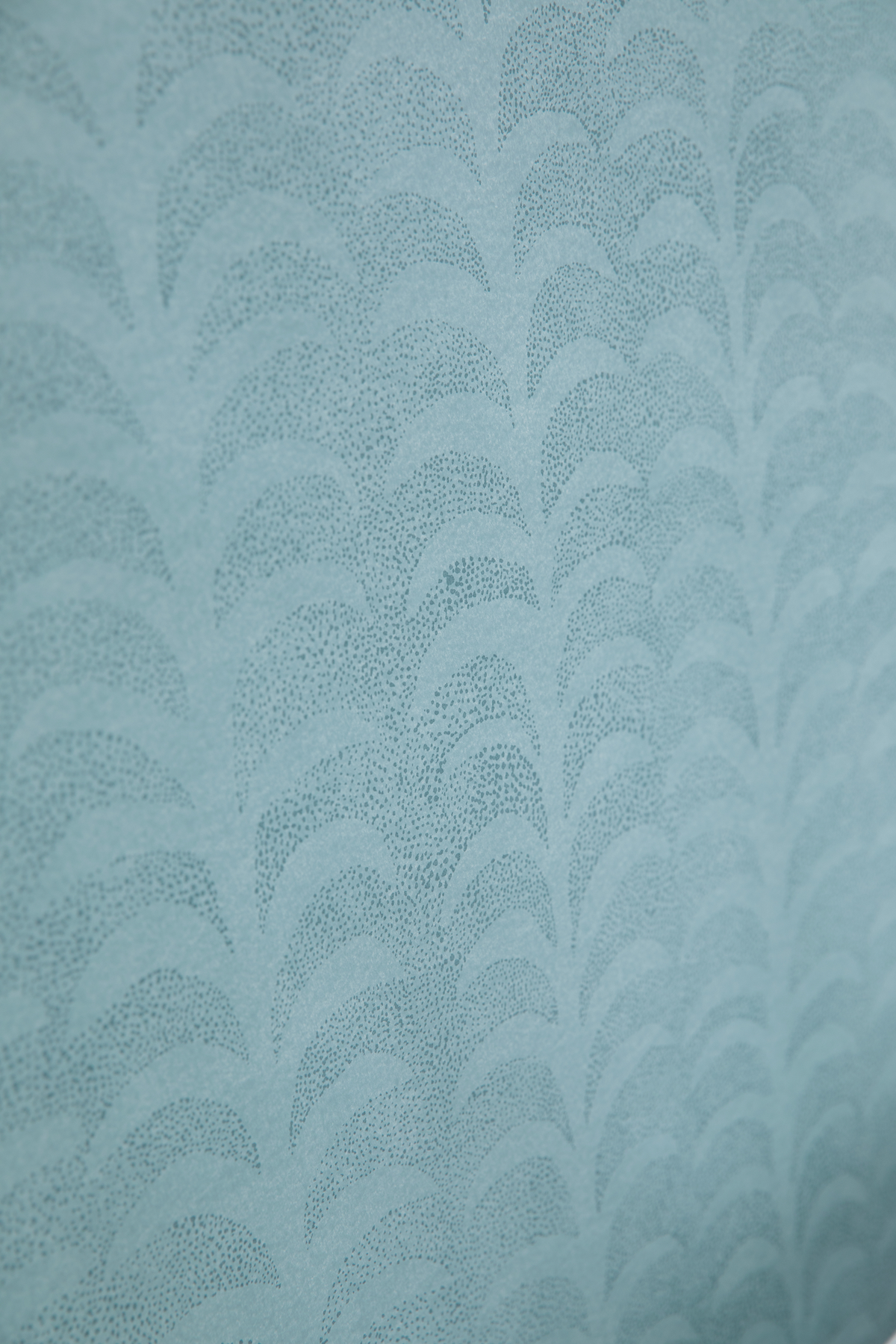 Dotted Palm Wallpaper in Blues