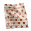 Dot Dash Fabric in Blush/Tangerine Image 1